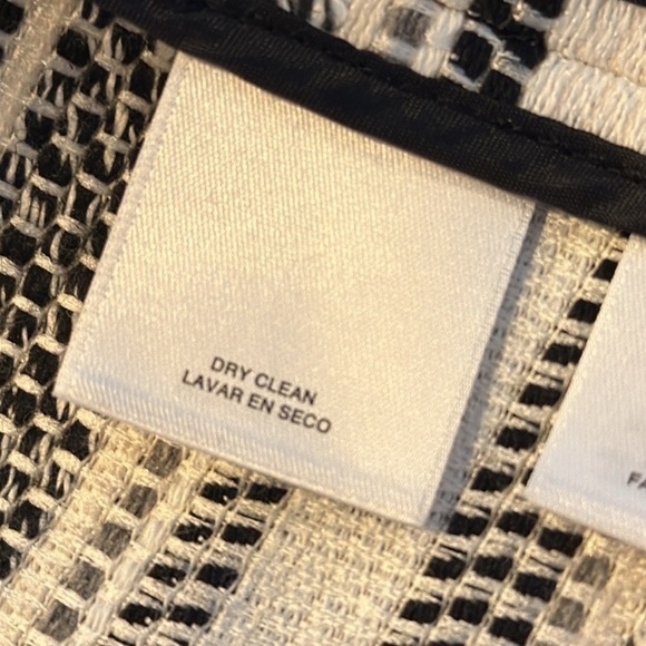 Jasper Cotton Wool Blend Stripe Tweed Raw Edged Lapels Corporate Jacket Size S - Picture 10 of 13